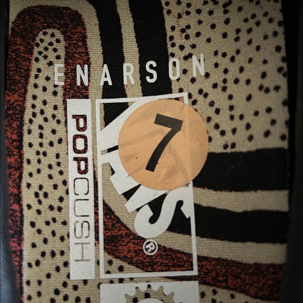 Vans x Dennis Enarson BMX Sneaker Pop Cush Black Slip On Gum Sole 7 NWT Limited - Picture 5 of 5